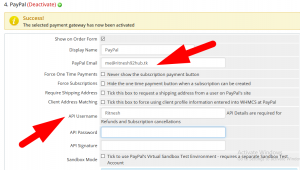 steps to configure payment gateways in whmcs