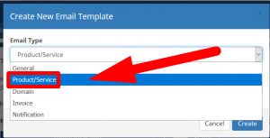 steps to Create Custom Welcome Email template in WHMCS