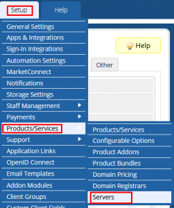 HOW TO ASSIGN SERVERS TO DIFFERENT HOSTING SERVICES IN WHMCS