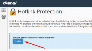 HOW TO PREVENT OTHER WEBSITES FROM DIRECT LINKING TO FILES IN CPANEL