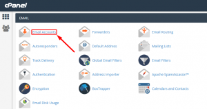 HOW TO FIND OUT DISK SPACE USAGE OF EMAIL ACCOUNT IN CPANEL