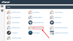 HOW TO IMPORT EMAIL ADDRESSES FROM XLS/CSV FILE INTO CPANEL 