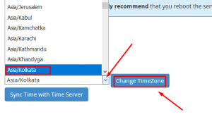 HOW TO CHANGE DEFAULT TIMEZONE IN WHM ROOT