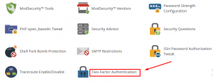 HOW TO ENABLE TWO FACTOR AUTHENTICATION IN WHM ROOT
