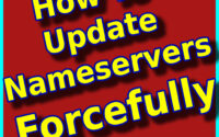update your nameservers forcefully - redserverhost.com