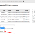 change package of multiple cpanel account in bulk in whm - redserverhost.com
