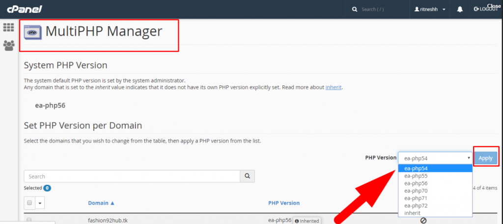 How To Change PHP Version Of Your Account In CPanel Change PHP Version Update PHP Version 