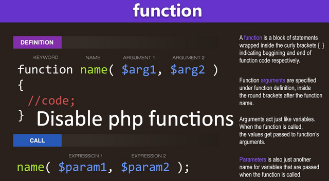 How to disable any PHP Functions via .htaccess