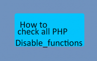 How to know all PHP disabled functions in cPanel