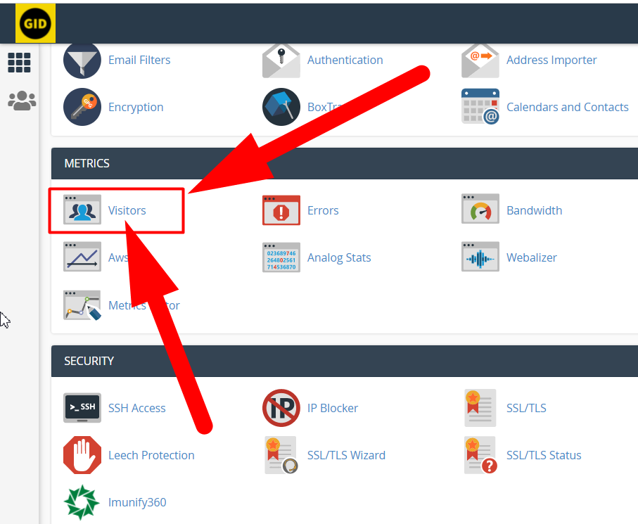 how to check visitors in cpanel - redserverhost.png