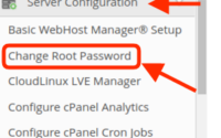 how to change whm or cpanel password - redserverhost.com