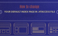 How can I change the default index page of my website?