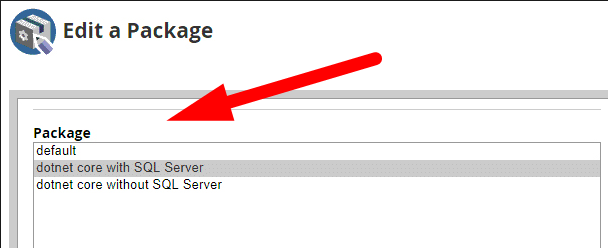 How to edit Hosting packages in WHM?