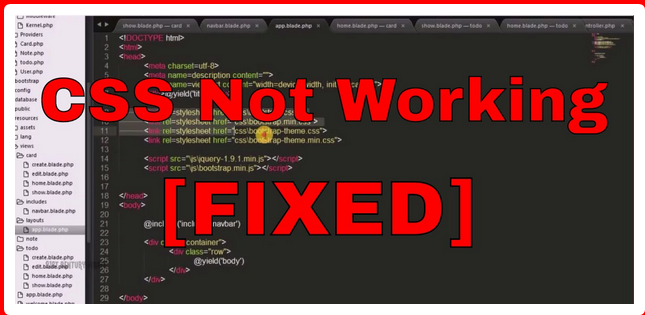 How to fix CSS and JS not loading issue?