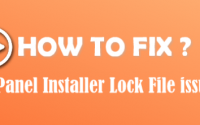 HOW TO FIX? cPanel Installer Lock file issue