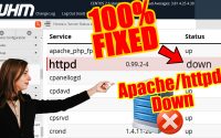 How to solve "Apache Down" or "httpd Down" issue in WHM(root)