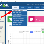 How do i view and search registered clients in WHMCS