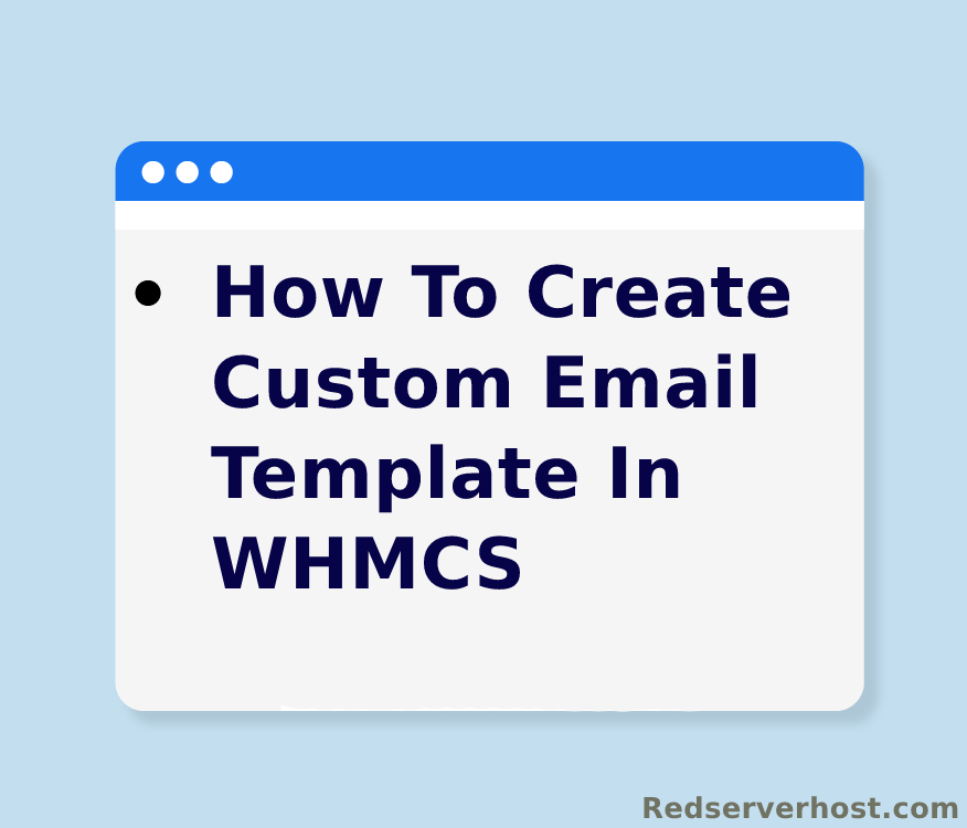 create custom image template in WHMCS - redserverhost.com