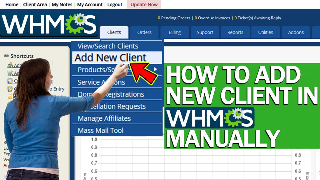 HOW TO ADD NEW CLIENT IN WHMCS MANUALLY