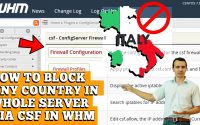 HOW TO BLOCK TRAFFIC BY COUNTRY IN WHOLE SERVER VIA WHM ROOT
