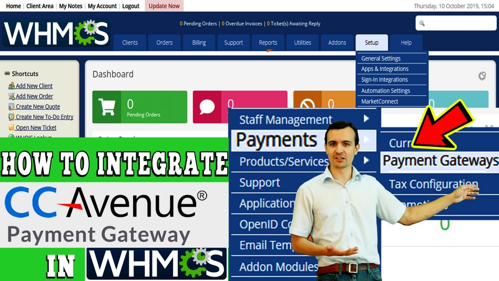 HOW TO INTEGRATE CC AVENUE PAYMENT GATEWAY IN WHMCS