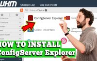 HOW TO INSTALL CONFIG SERVER EXPLORER IN WHM ROOT SERVER