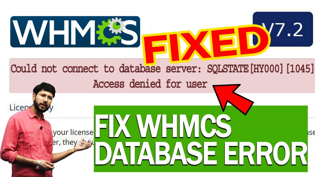 HOW TO FIX WHMCS DATABASE ERROR "Could not connect to database server"