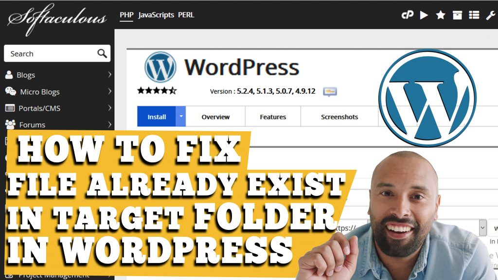 How to fix the “File already exists in target folder” error in WordPress