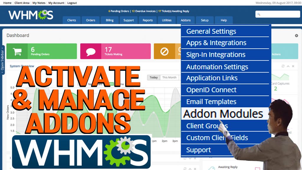How To Setup Addon Modules In WHMCS