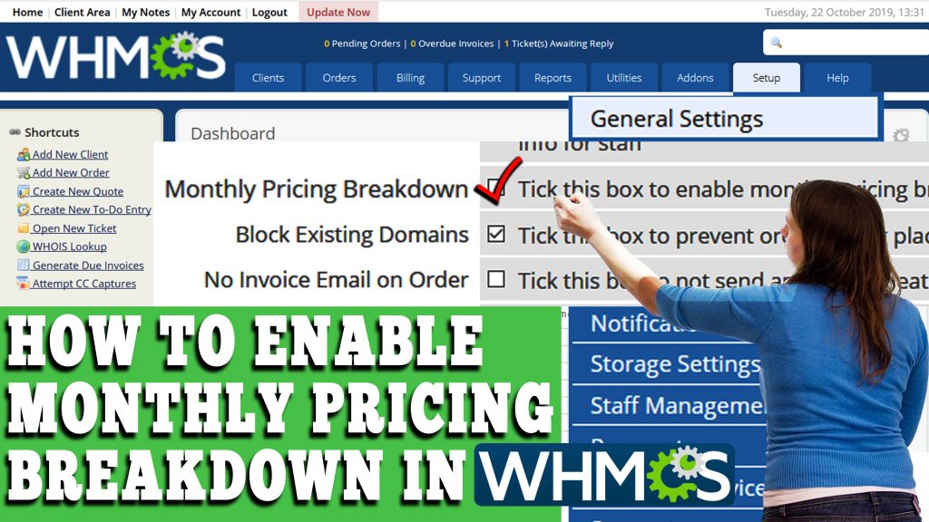 HOW TO ENABLE MONTHLY PRICING BREAKDOWN IN WHMCS