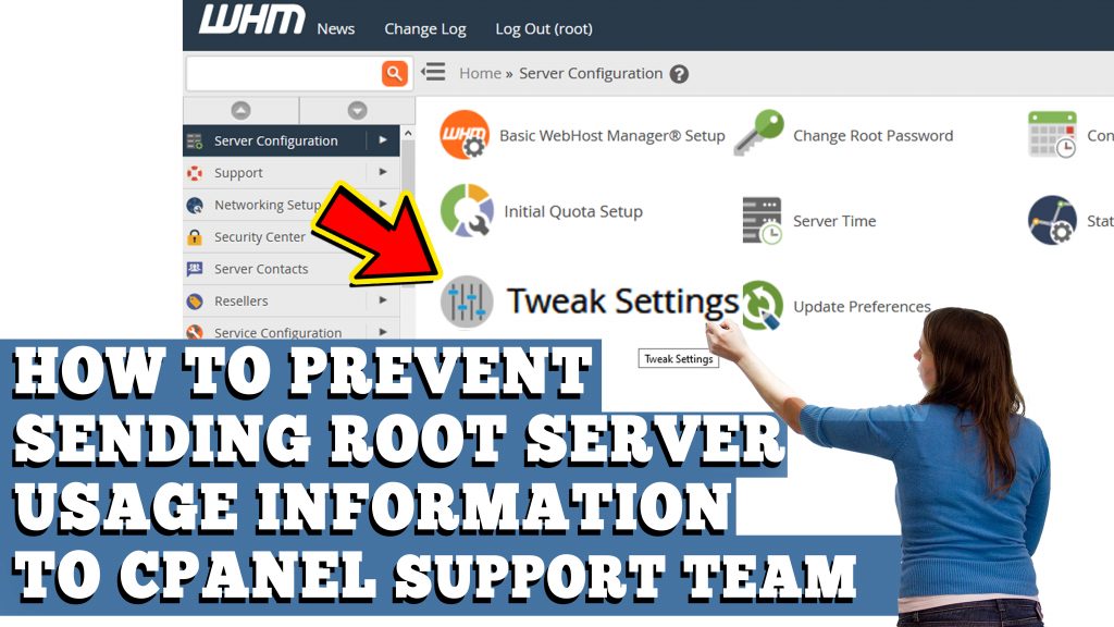 HOW TO PREVENT SENDING ROOT SERVER USAGE INFORMATION TO CPANEL TEAM