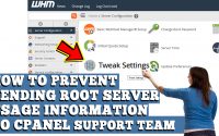HOW TO PREVENT SENDING ROOT SERVER USAGE INFORMATION TO CPANEL TEAM