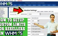 HOW TO SETUP CUSTOM LIMITS FOR RESELLERS IN WHMCS