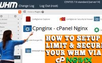 HOW TO SETUP LIMIT AND SECURE WHM VIA CP-NGINX IN WHM ROOT