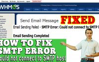 HOW TO FIX WHMCS SMTP ERROR: Could not connect to SMTP host