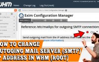 HOW TO CHANGE OUTGOING MAIL SERVER(SMTP) IP ADDRESS IN WHM