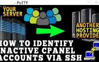 How to Identify Abandoned or Inactive cPanel accounts