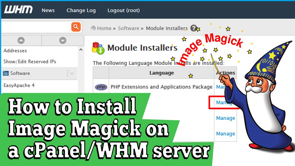 How to Install Image Magick on cPanel/ WHM server