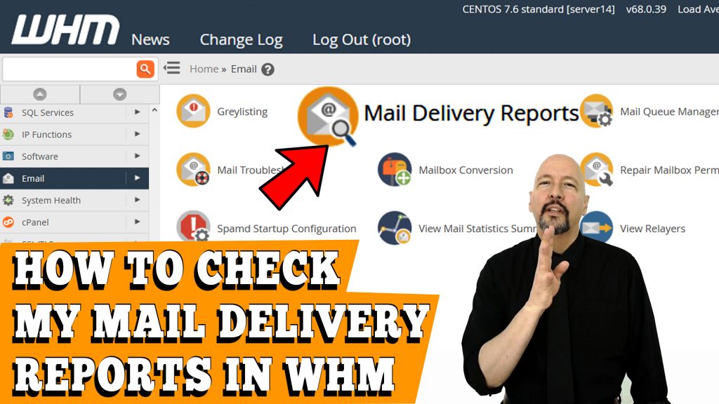 HOW TO CHECK MAIL DELIVERY REPORT IN WHM
