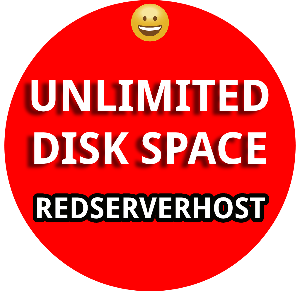 redserverhost - get unlimited disk space