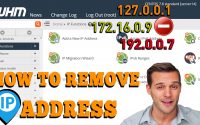 HOW TO REMOVE ANY IP ADDRESS FROM WHM ROOT