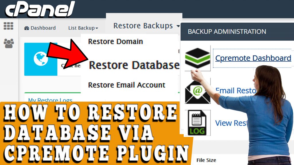 How to Restore Database via Cpremote Plugin in cPanel