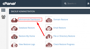 How to restore a particular file or folder using whmremote Backup plugin in cPanel