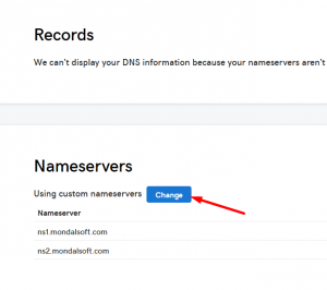 create Private Nameservers at GoDaddy