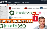 HOW TO UNINSTALL IMUNIFY360 IN WHM ROOT