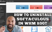 HOW TO UNINSTALL SOFTACULOUS FROM WHM
