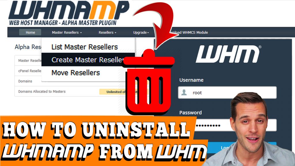 HOW TO UNINSTALL WHMAMP RESELLER PLUGIN FROM WHM