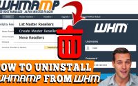 HOW TO UNINSTALL WHMAMP RESELLER PLUGIN FROM WHM