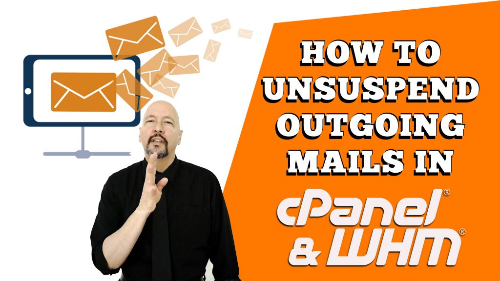 UNSUSPEND OUTGOING MAILS IN WHM