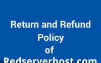 The refund policy of redserverhost.com